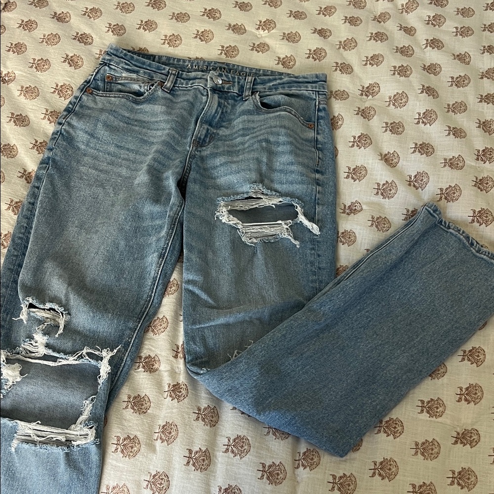 American Eagle Curvy Straight Stretch Jeans - 8 X long
